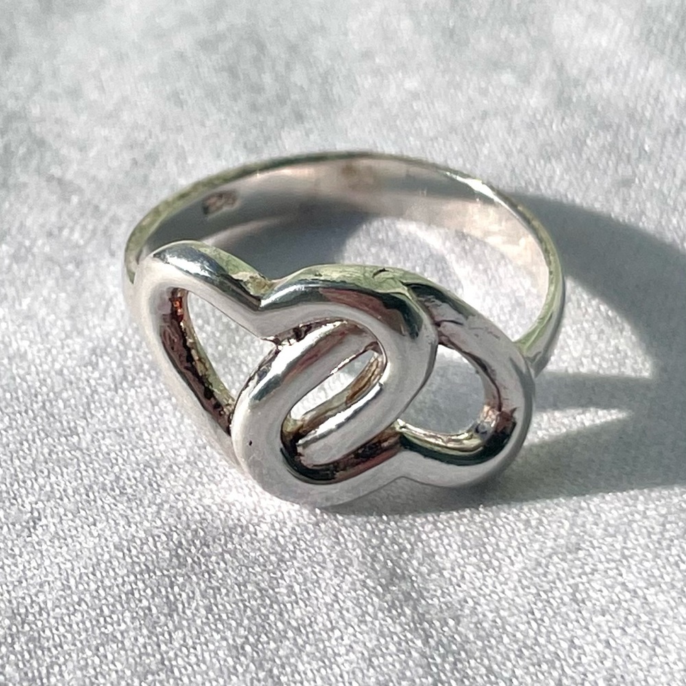 Love Hearts Sterling Silver Ring
